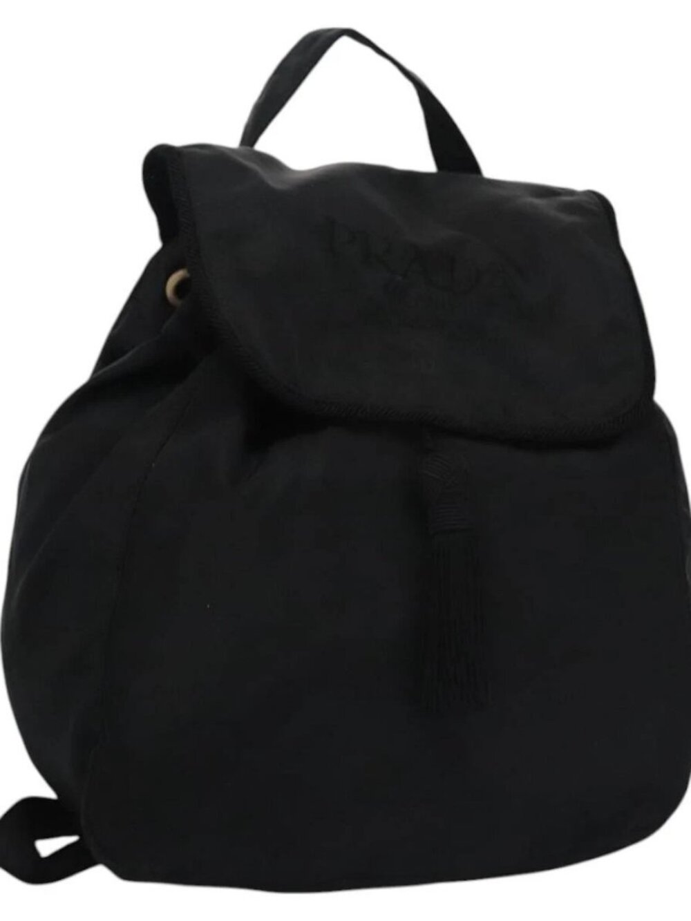 PRADA Backpack Nylon Black Auth bs23399